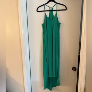 Adrienne Vittadini Teal High Low Dress